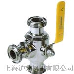 供应进口卫生级外螺纹三通球阀