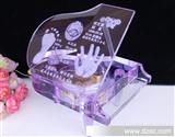 k9水晶mp3遥控音乐钢琴 2g内存卡 精美礼盒包装 水晶音乐盒礼品