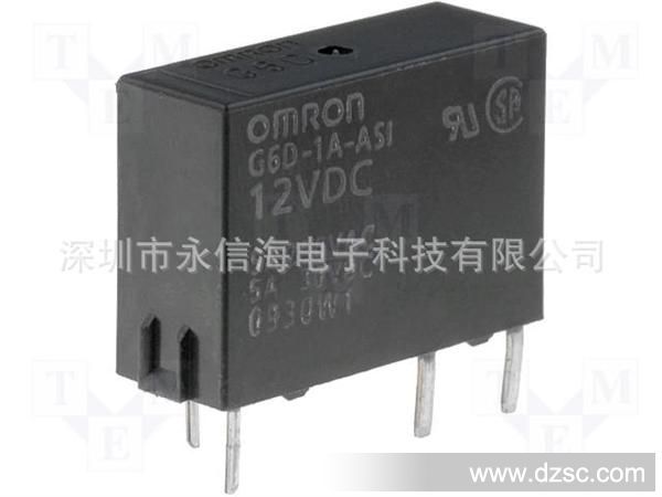 G6D-1A-12VDC 欧母龙（OMRON）4脚位继电器原装价格面议