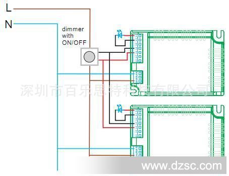 1-10V调光 40W LED驱动器