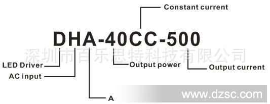 1-10V调光 40W LED驱动器