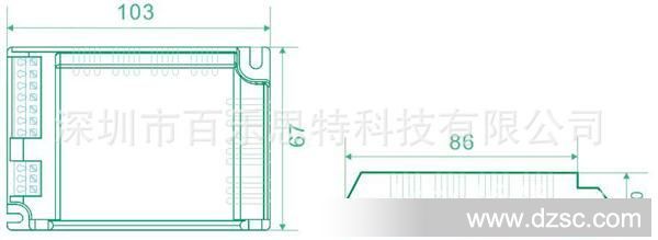 1-10V调光 40W LED驱动器