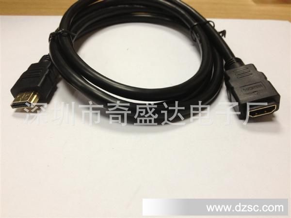 厂家生产 hdmi线 HDMI公对母连接线 HDMI M/HDMI F 公对母连接线