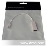 Mini displa*ort to HDMI 迷你dp转hdmi 苹果Mac 电视连接线