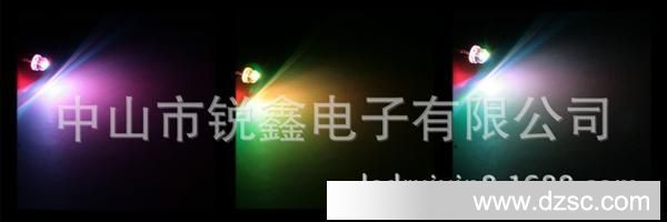 5mm草帽七彩快闪LED灯珠 RGB自动快闪【内含视频】4