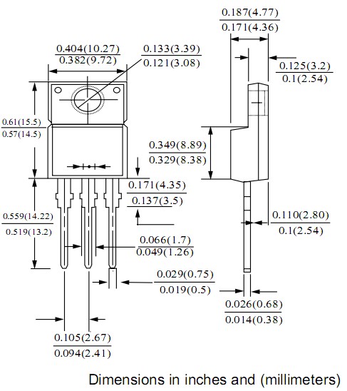 SB1060FCT肖特基二极管_SB1060FCT