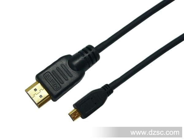 厂家供应HDMI线,micro D TYPE 连接线