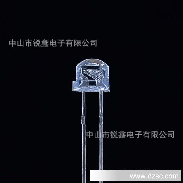*供应5mm草帽白光LED灯珠 1400-1600mcd