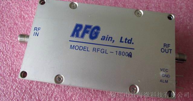 供应RFGL-1800A 1000-1800MHz 40dB 23dBmSMA低噪声高增益功率放大器