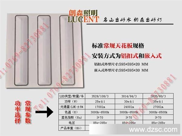 灯盘正面图加详细参数