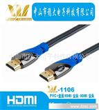 * 锌合金+注塑 HDMI线 高清连接线 电脑连接线