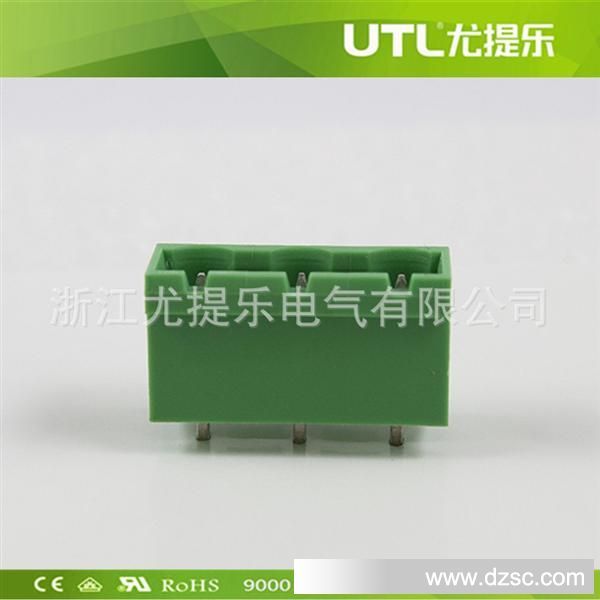 MB2.5HC7.62 焊接式线路板接线端子 对插式PCB端子带端板插座
