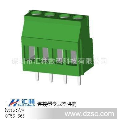 PCB直插式螺钉端子5.08mm间距带UL-汇林厂家生产
