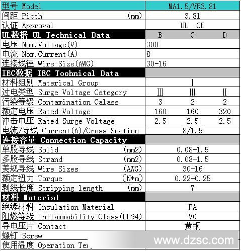 PCB接线端子