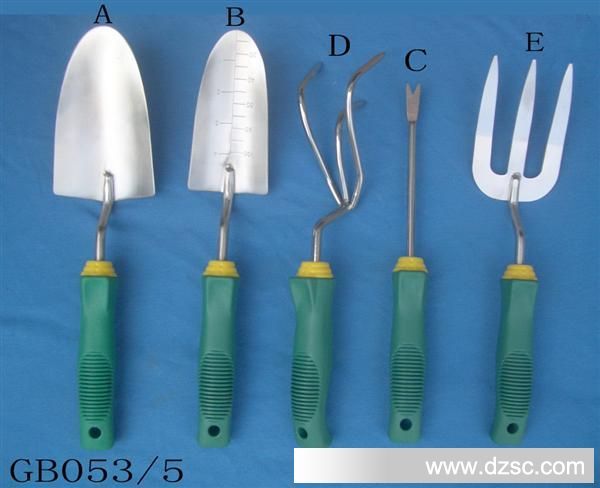 5件套焊柄聚绿柄花园工具