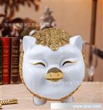 钱币猪摆件，现代家居饰品，家庭装饰品