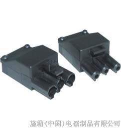 供应广州施霸公母对接端子，黑色，IP54防水接线端子台
