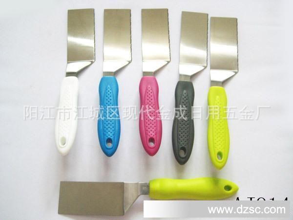 厂家直销 精品彩色塑料+不锈钢材质芝士铲 带牙芝士刀