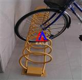 圆环形不锈钢自行车架 螺旋型自行车架