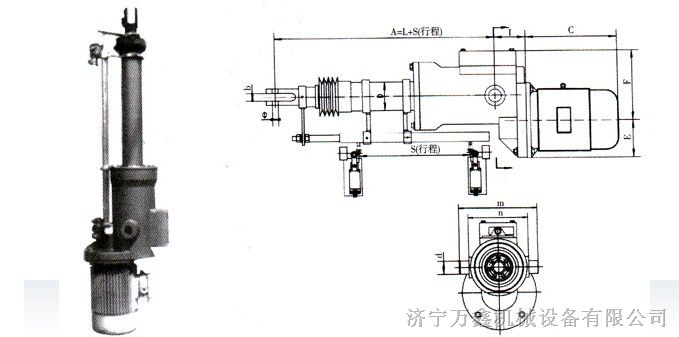 供应全国价电动推杆DT500