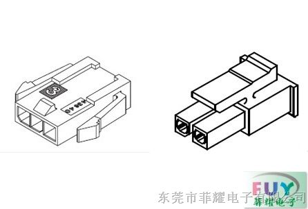 供应43640-0300/43645-0300原装molex连接器,代加工线束