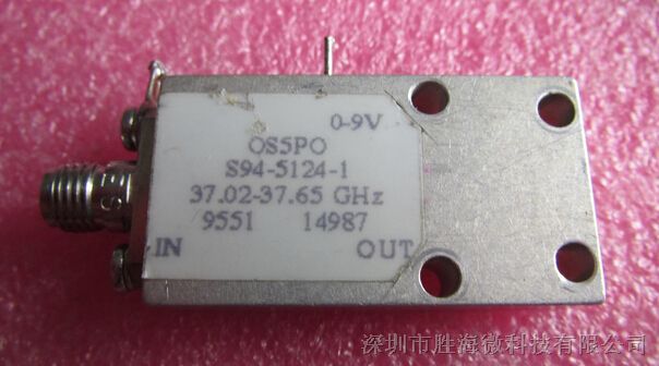 供应S94-5124-1 进口 30-40GHz输出功率17dBm RF射频微波毫米波3倍频器