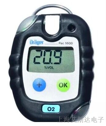 供应德尔格 Dräger Pac 5500 O2 (EU)氧气检测仪 氧气浓度8322012