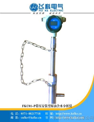 杭州飞科电气供应FKC01-P带压安装型原油含水分析仪