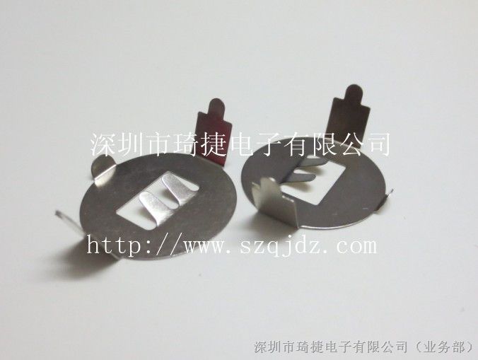 CR2032金属电池扣(2节装) DIP 插件电池座