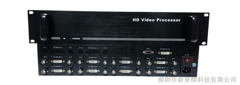 供应六画面DVI/VGA/HDMI/SDI/AV分割器 切割器 画面合成器
