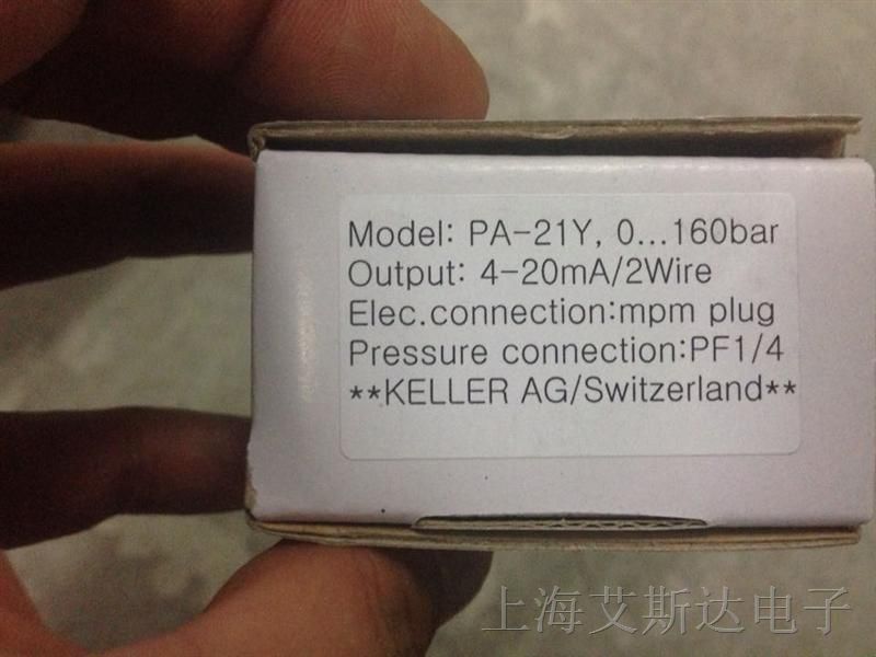 供应瑞士原装进口KELLER压力传感器PY-21Y   0-160P