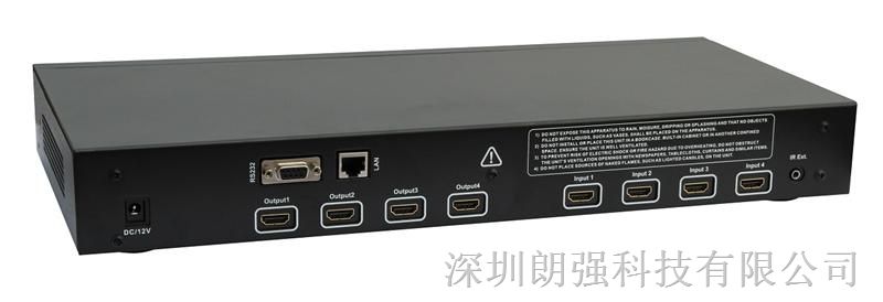 供应HDMI矩阵切换器四进四出,工程专用 lkv344