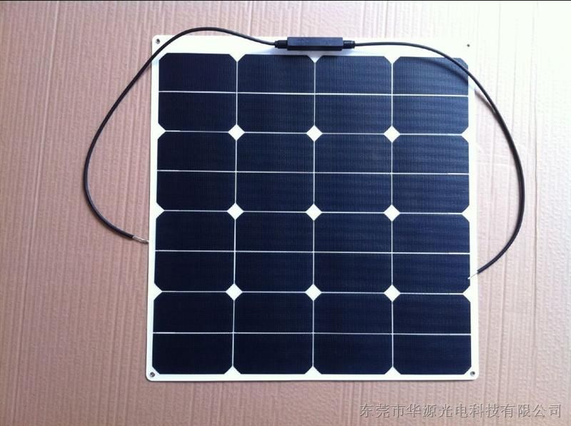 供应新款50W高效柔性太阳能电池板-采用ETFE材料压合
