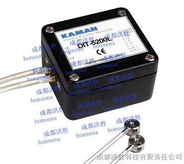 供应KAMAN高纳米位移电涡流传感器用于压电双晶片微夹钳的振动测量