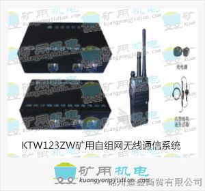供应KTW123ZW矿用自组网无线通信系统