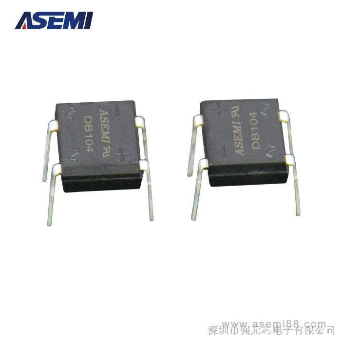 台湾ASEMI品牌DB104，DF04整流桥堆DB104G原装