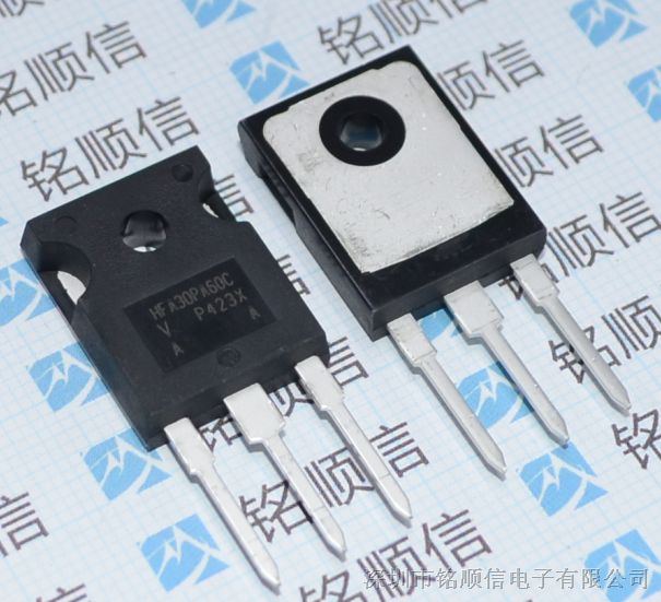 供应HFA30PA60C 快恢复管 30A 600V TO247-3 场效应管 全新原装