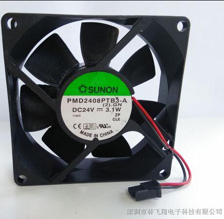 供应SUNON PMD2408PTB3-A DC24V 3.1W 2线 变频器风扇