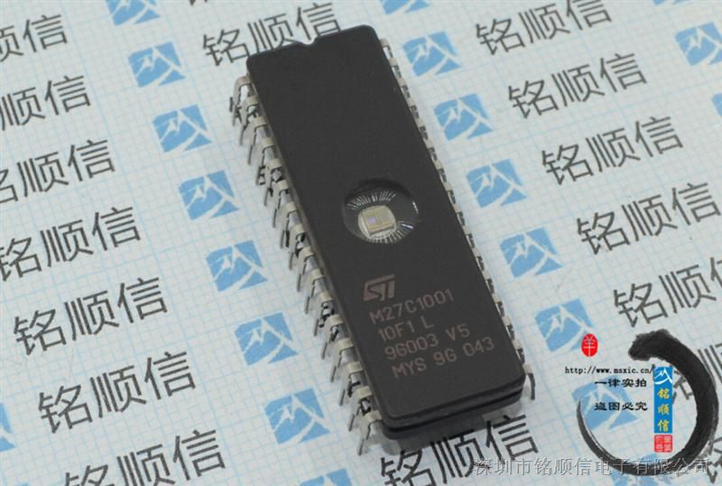 紫外线擦除进口芯片  M27C801-80F1 EPROM 全新原装 CDIP-32