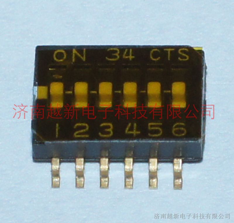 供应CTS拨码开关 CTS-218-6LPST 6位拨码开关 218-6 全新原装