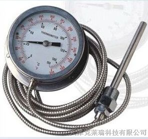 供应耐震双金属温度计,工业液体温度计