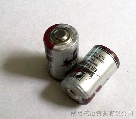 供应ER14250锂亚电池 ER14250 1/2AA型 1200mAh 3.6V锂亚电池