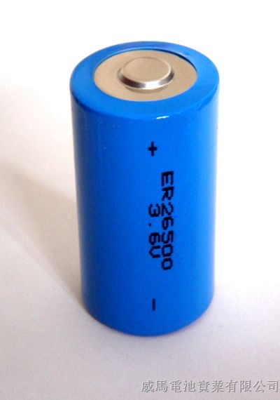 供应ER26500锂亚电池 ER26500 C型 8500mAh 3.6V锂亚电池