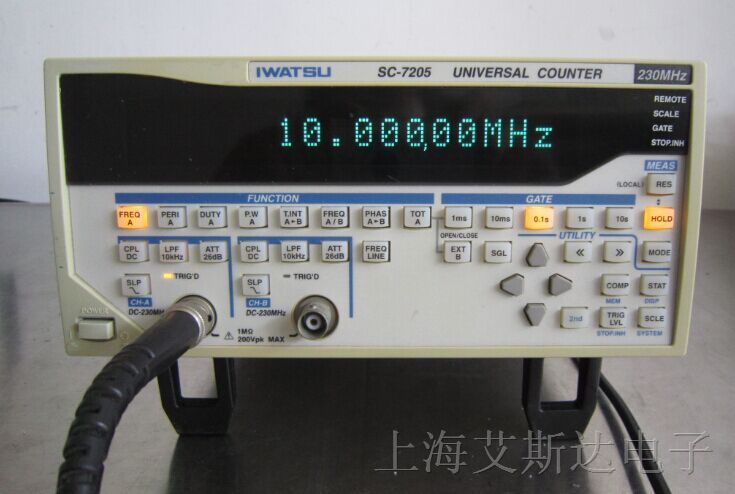 供应 IWATSU岩崎 频率计 SC-7205 高频率分析仪 通用计数器