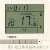 供应TM802系列大屏液晶显示编程型水暖温控器