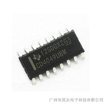 供应CD4049UBM SOP-16 TI　六路反向缓冲器