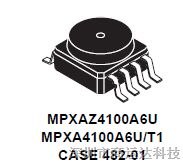 供应 freescale >> 大气压力15~115KPa >> MPX4100系列压力传感器